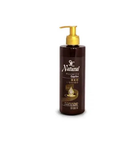 S&C Natural Liquid Gold Hair Mask with Argan and Jojoba Oil 350 g